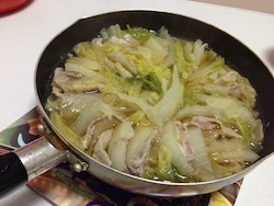 豚バラと白菜の重ね鍋