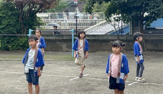 保育園の夏祭り