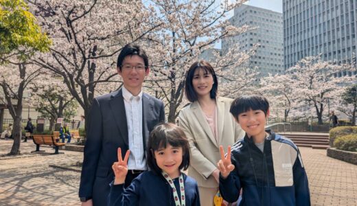 娘、小学校入学式